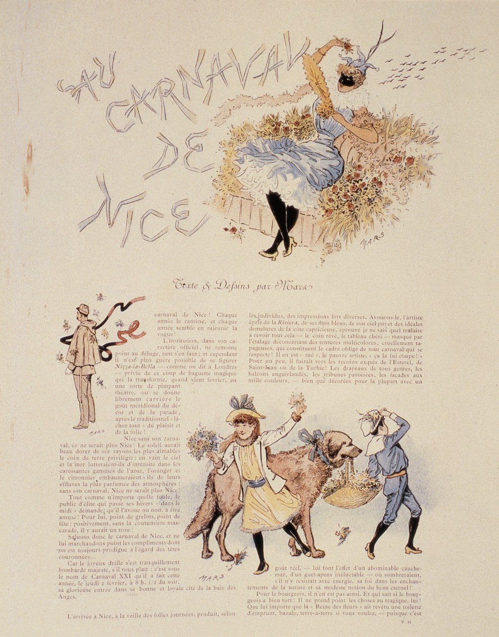 Hyggelig karneval, 1894 av Maurice Charles Mathieu Bonvoisin