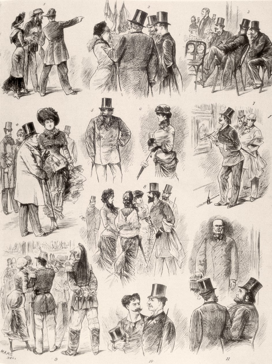 Åpning av Salon de Paris, 1880 av Maurice Charles Mathieu Bonvoisin
