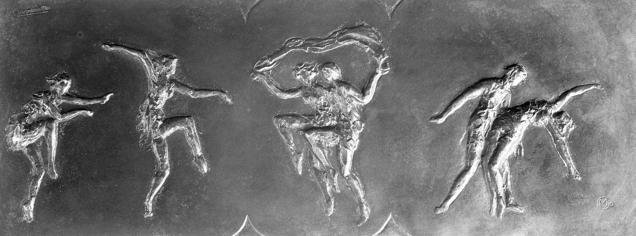 Pavlova danser høstbacchanal, c1911 av Maurice Charpentier mio