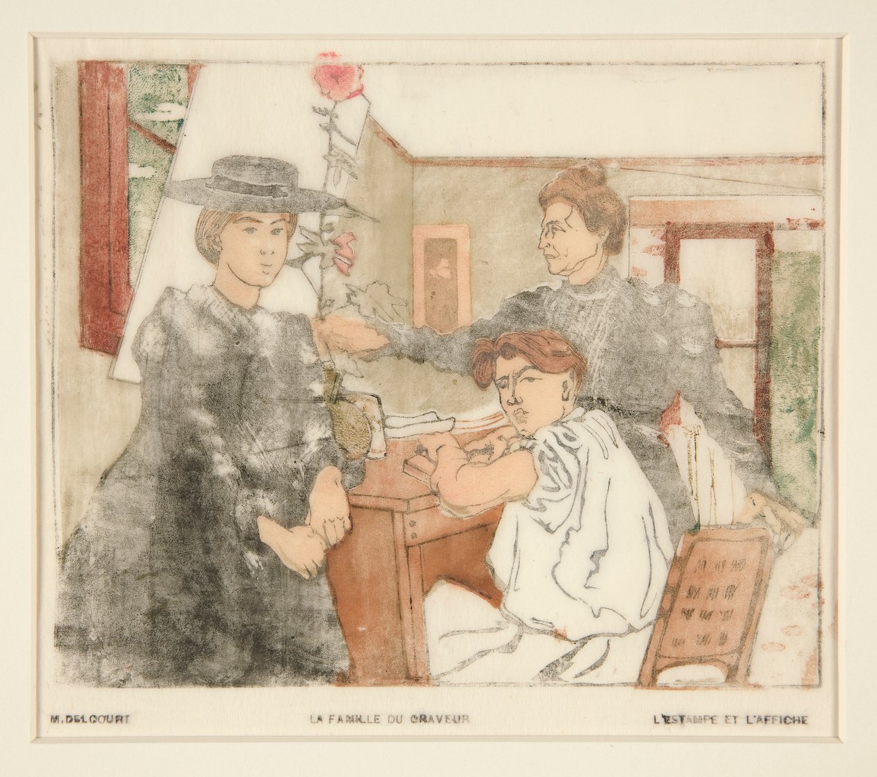 Gravørens familie av Maurice Delcourt