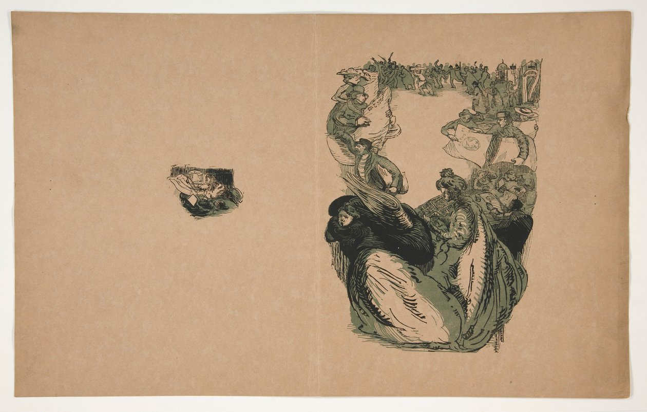 Les Camelots de la Pensée (bevis for omslag) av Maurice Delcourt