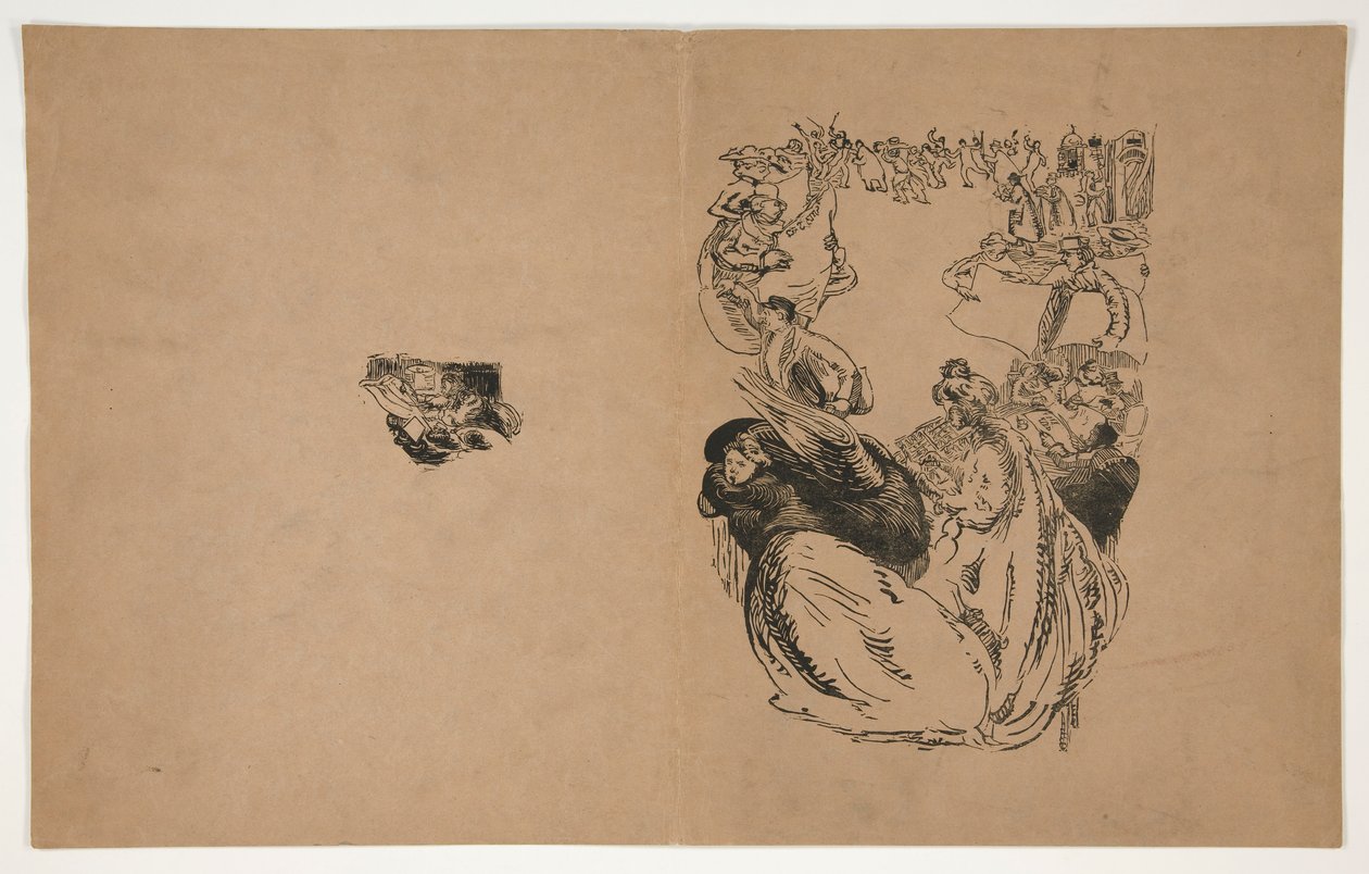 Les Camelots de la Pensée (bevis for omslag) av Maurice Delcourt