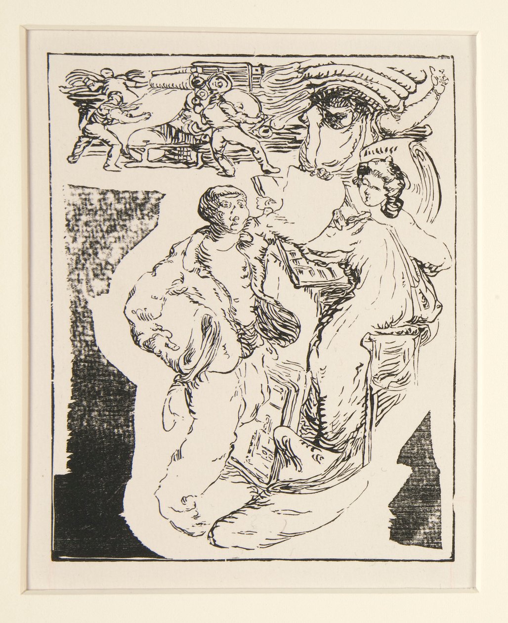 Gateselgerne i La Pensee; Camelot og papir, s. 29 av Maurice Delcourt