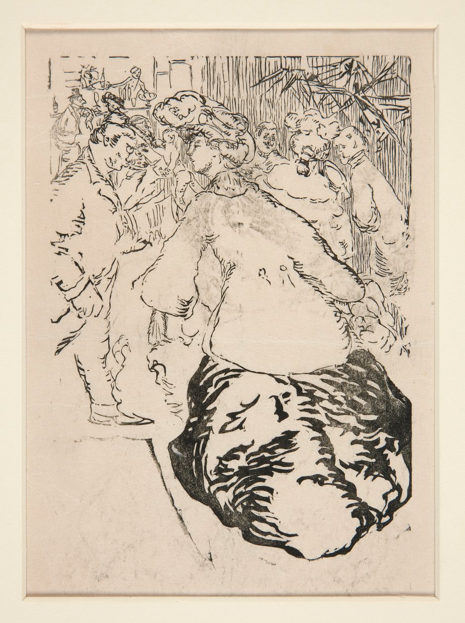 Gateselgerne i La Pensee, Le Bar du Journal, s. 37 av Maurice Delcourt