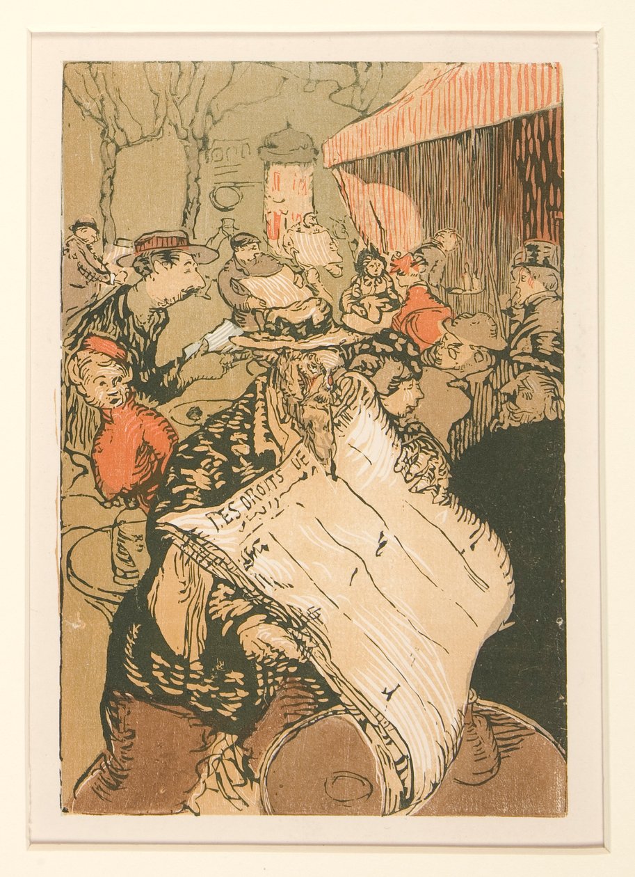 Gateselgerne i La Pensee, Les Boulevards, s. 45 av Maurice Delcourt