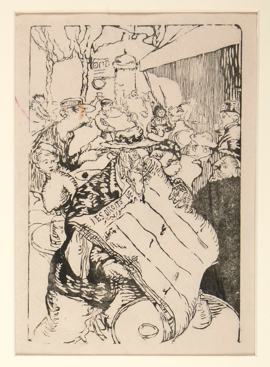 Gateselgerne i La Pensee, Les Boulevards, s. 45 av Maurice Delcourt