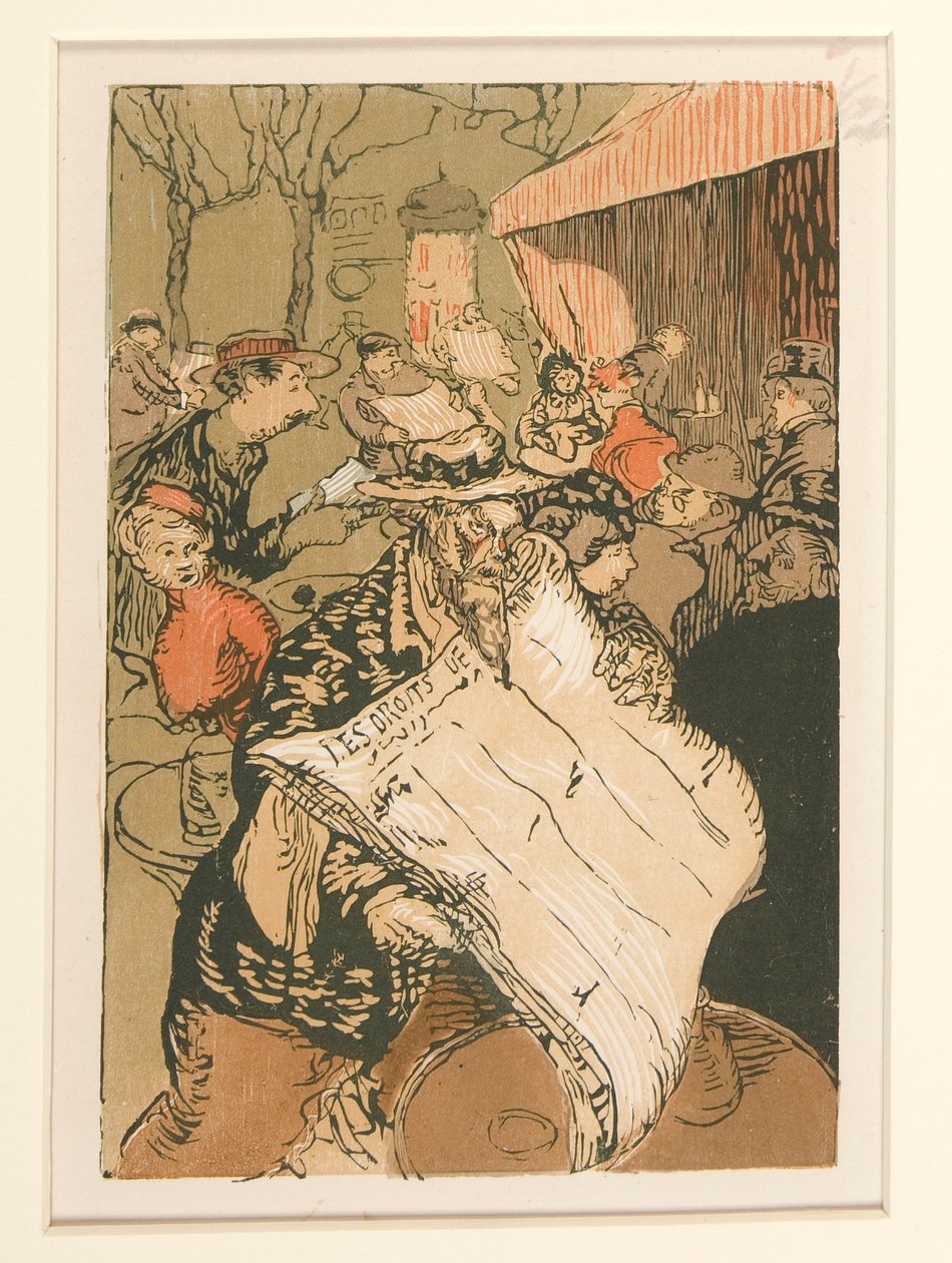 Gateselgerne i La Pensee, Les Boulevards, s. 45 av Maurice Delcourt