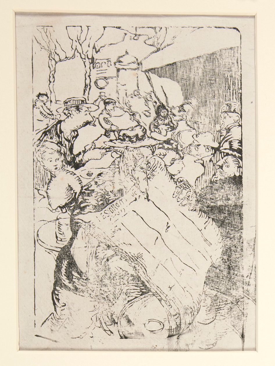 Gateselgerne i La Pensee, Les Boulevards, s. 45 av Maurice Delcourt