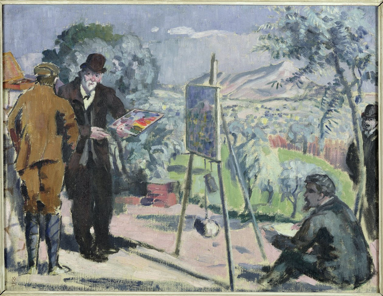 Et besøk til huset til Cezanne i Aix av Maurice Denis