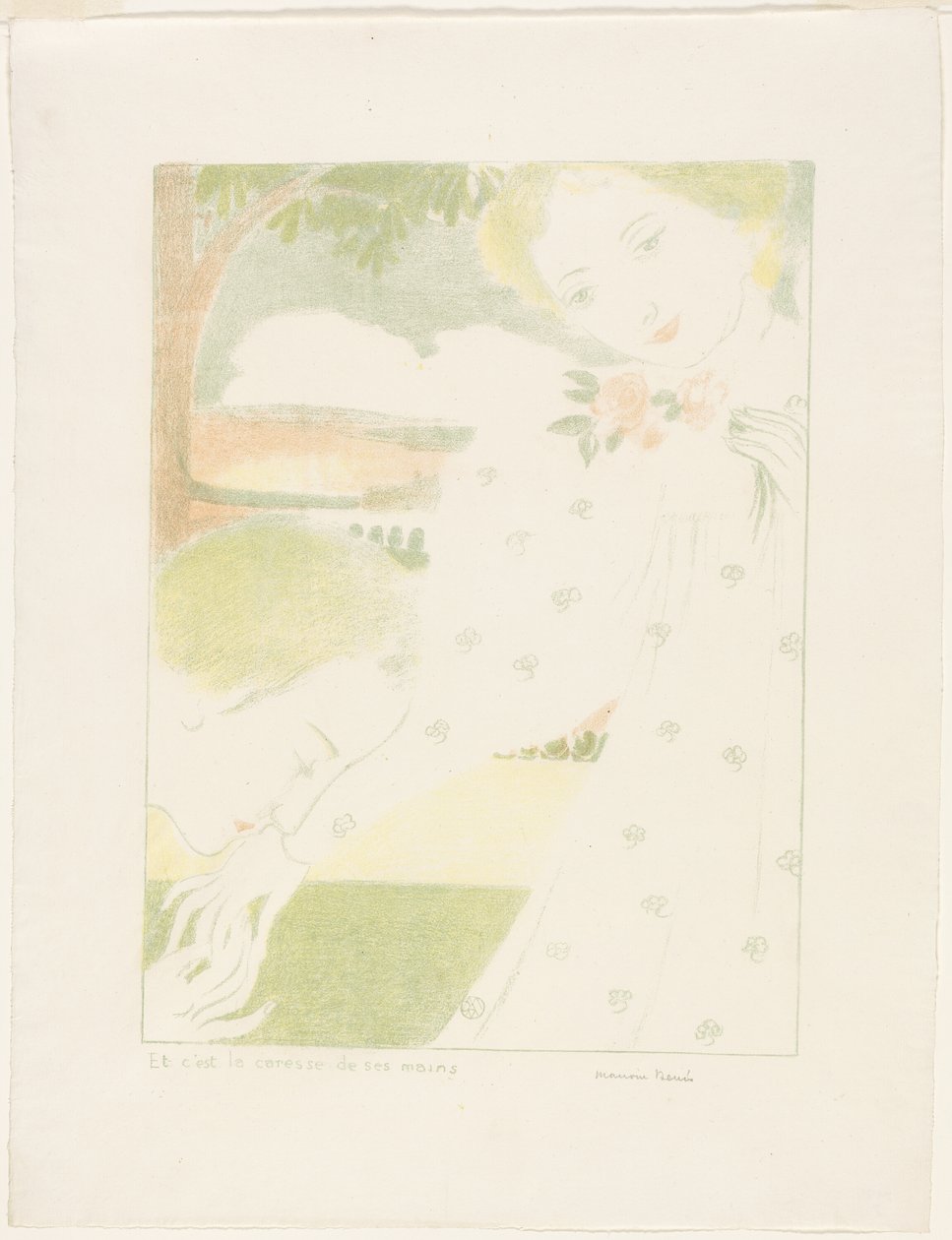 And It is the Caress of their Hands, plate åtte fra Love av Maurice Denis
