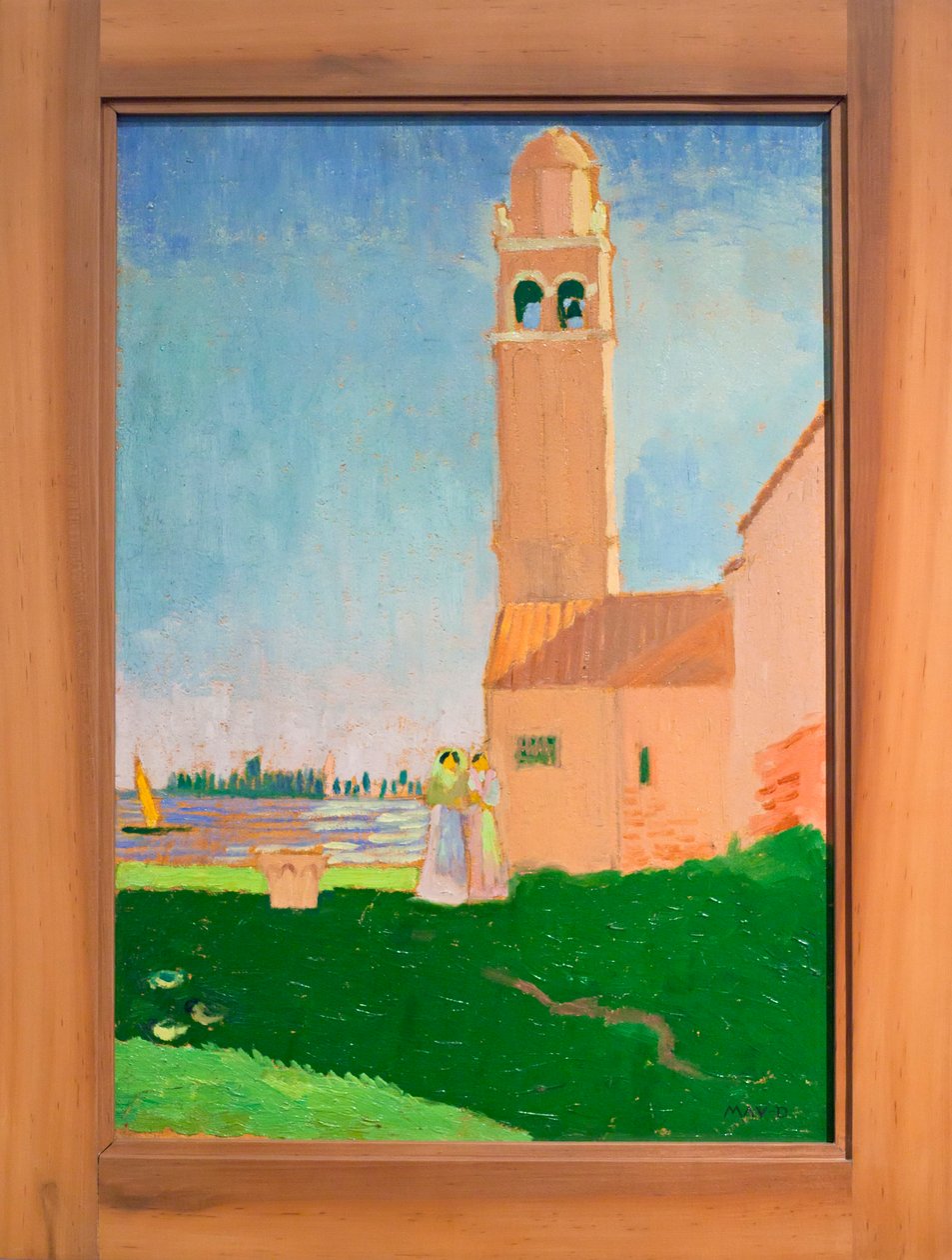Kirke ved lagunen av Maurice Denis
