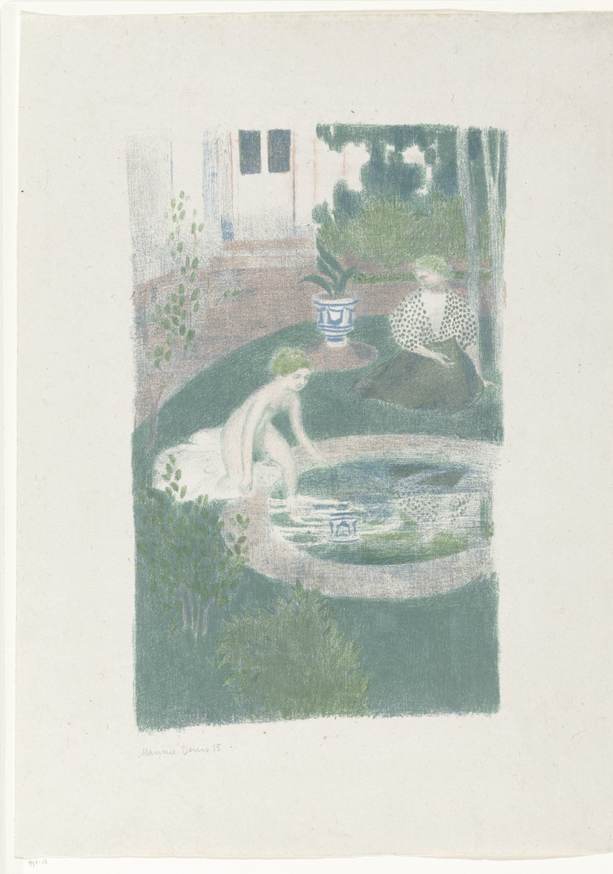 Refleksjonen i fontenen av Maurice Denis