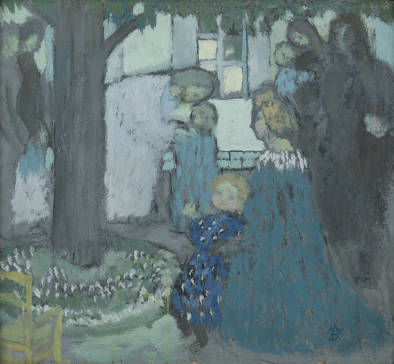 La den første ideen komme til meg, ca. 1899 (olje på kort) av Maurice Denis