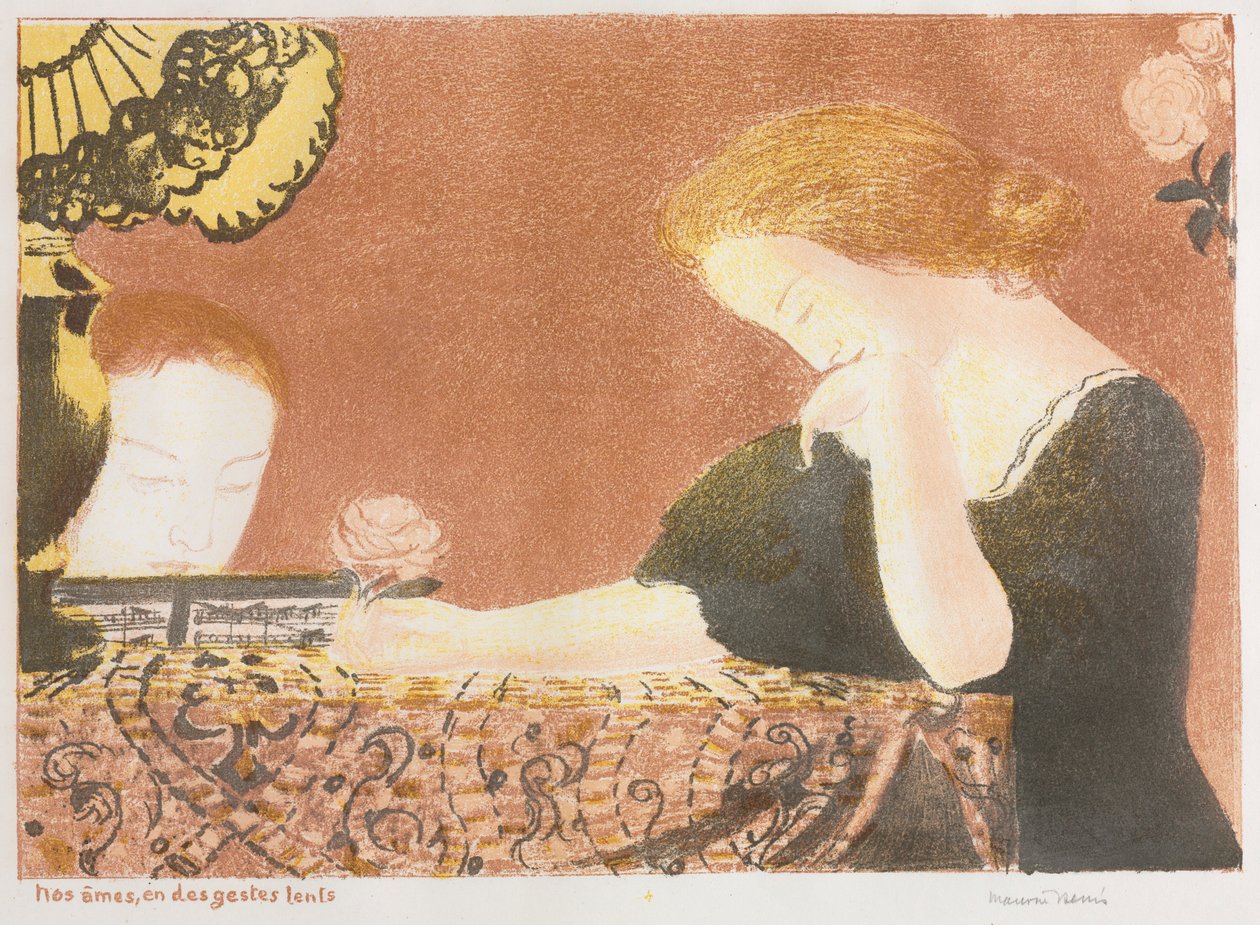 Love: Our Souls, in Slight Gestures, 1892-1898 publisert 1911. av Maurice Denis