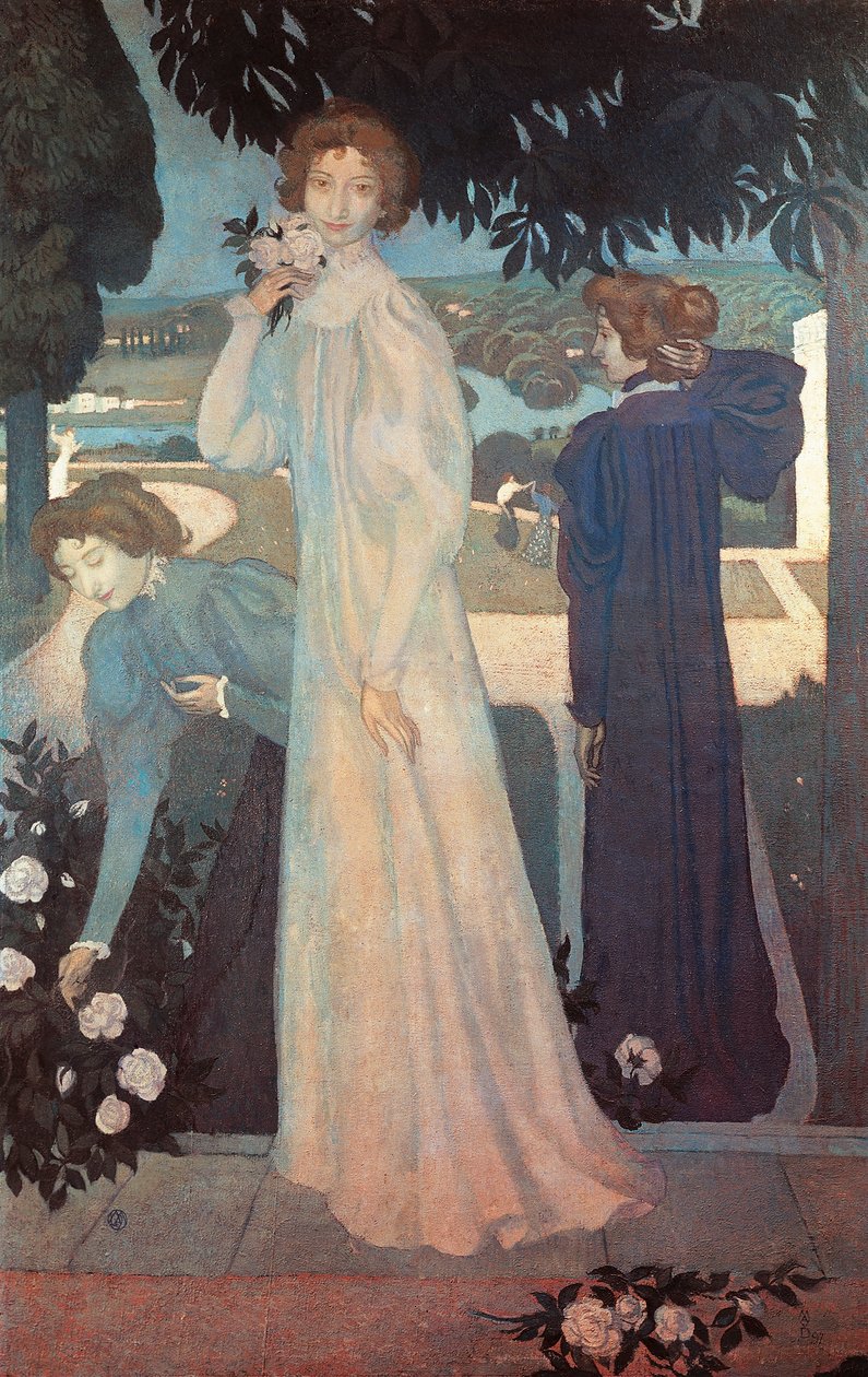Mademoiselle Yvonne Lerolle i tre aspekter av Maurice Denis