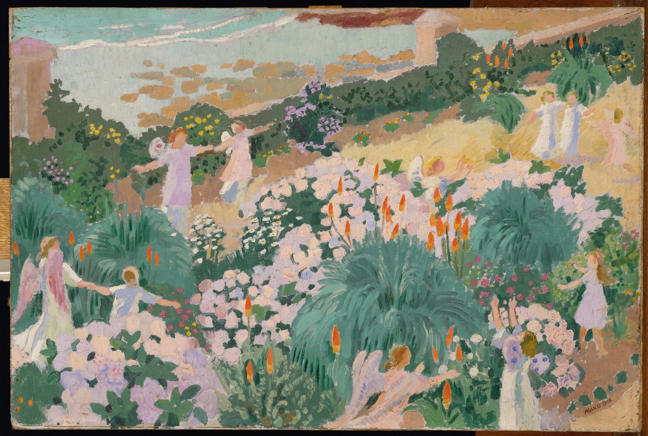 Paradis (maleri på tre) av Maurice Denis