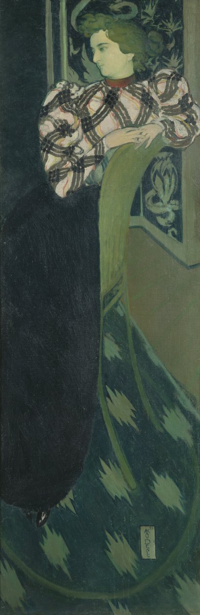 Portrett av Madame Ranson i grønt, 1893 av Maurice Denis