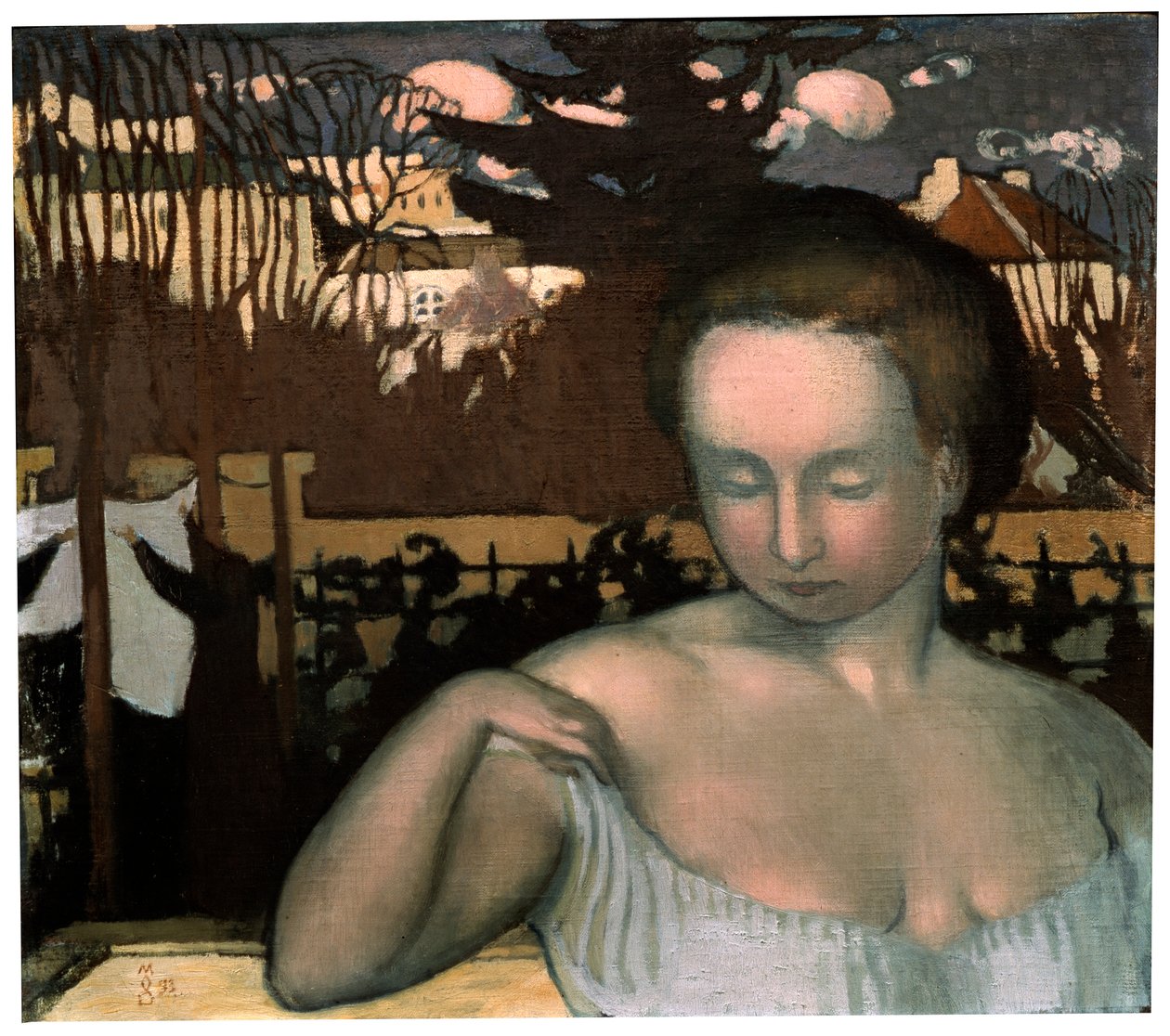 Portrett av kunstnerens kone, 1893. av Maurice Denis
