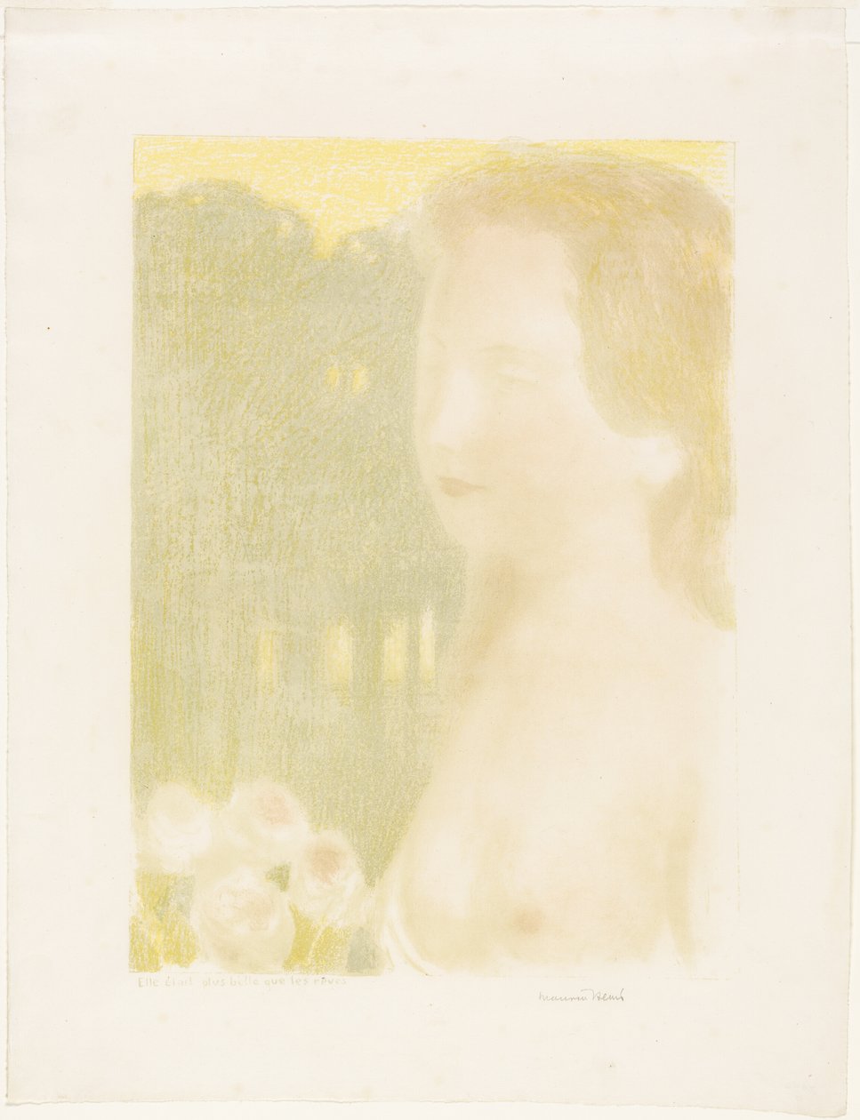 Hun var vakrere enn drømmer, plate syv fra Love av Maurice Denis