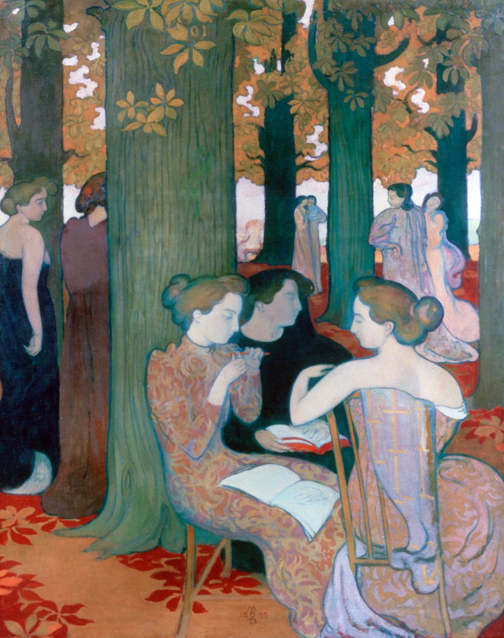 Musene, 1893 av Maurice Denis