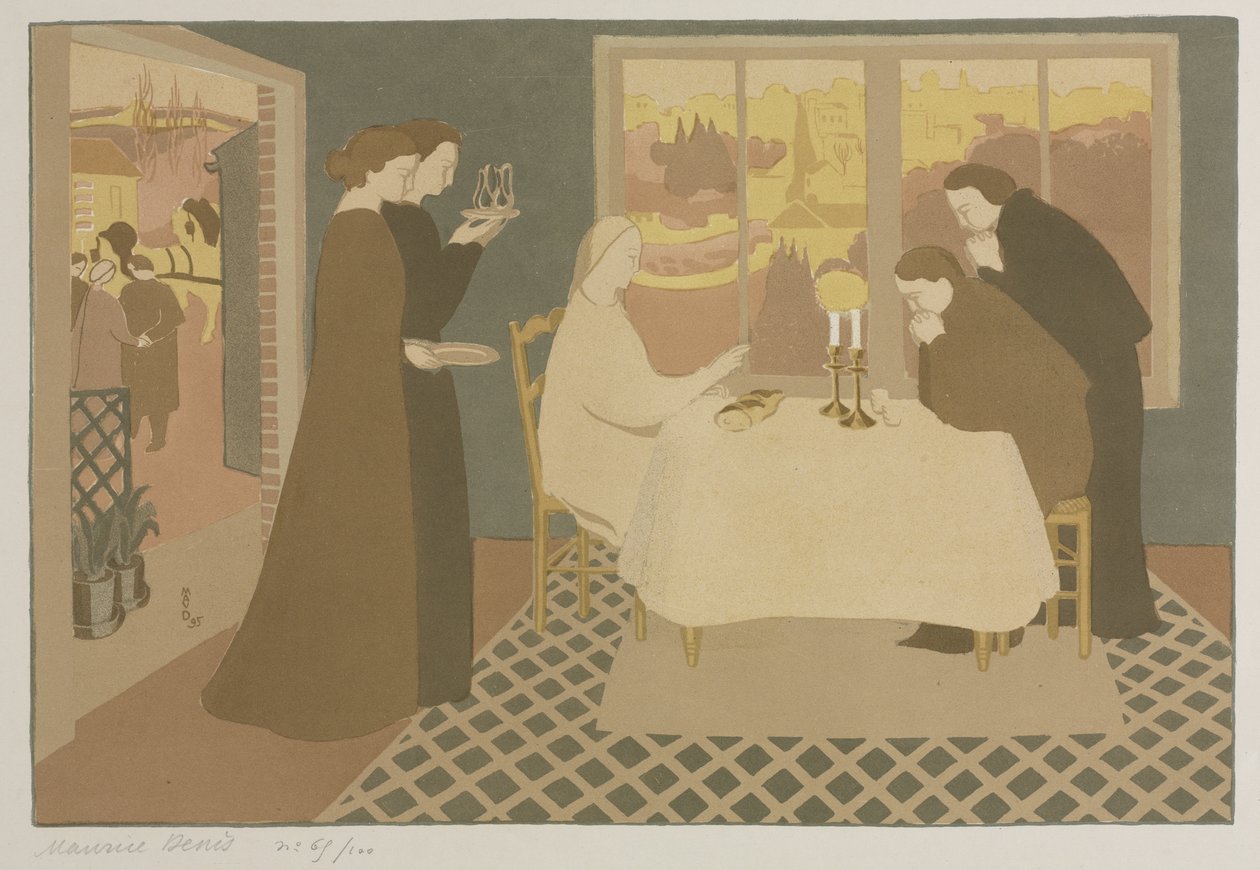 Pilegrimene i Emmaus av Maurice Denis