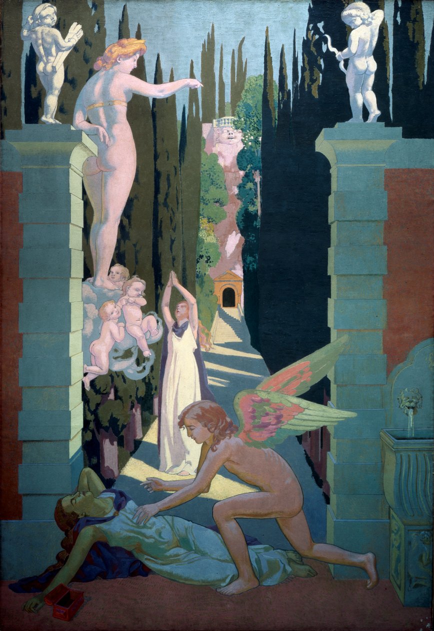 The Story of Psyche Panel fire. Venus hevn, 1908. av Maurice Denis