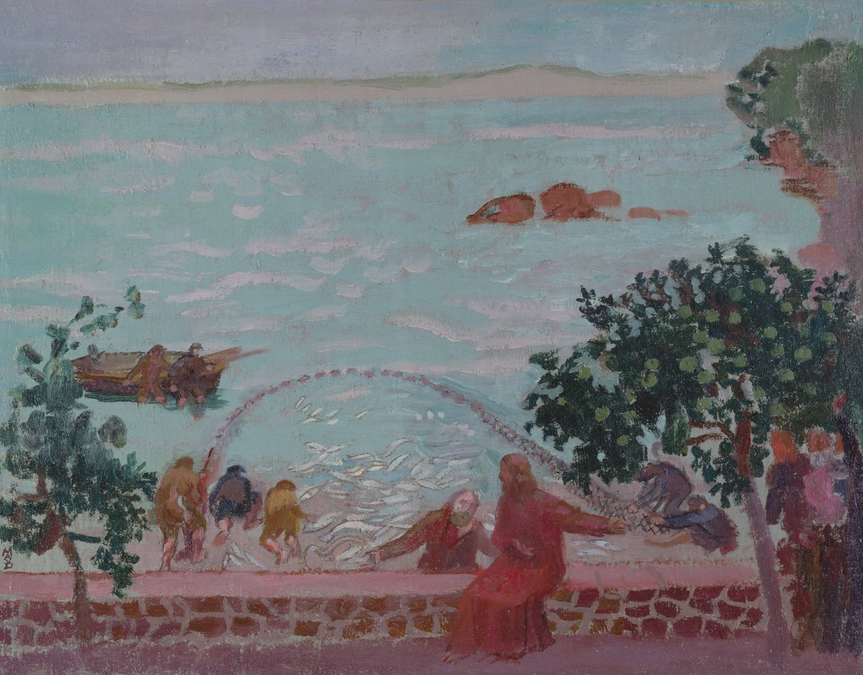 Det mirakuløse trekk av fisk, ca. 1910 av Maurice Denis
