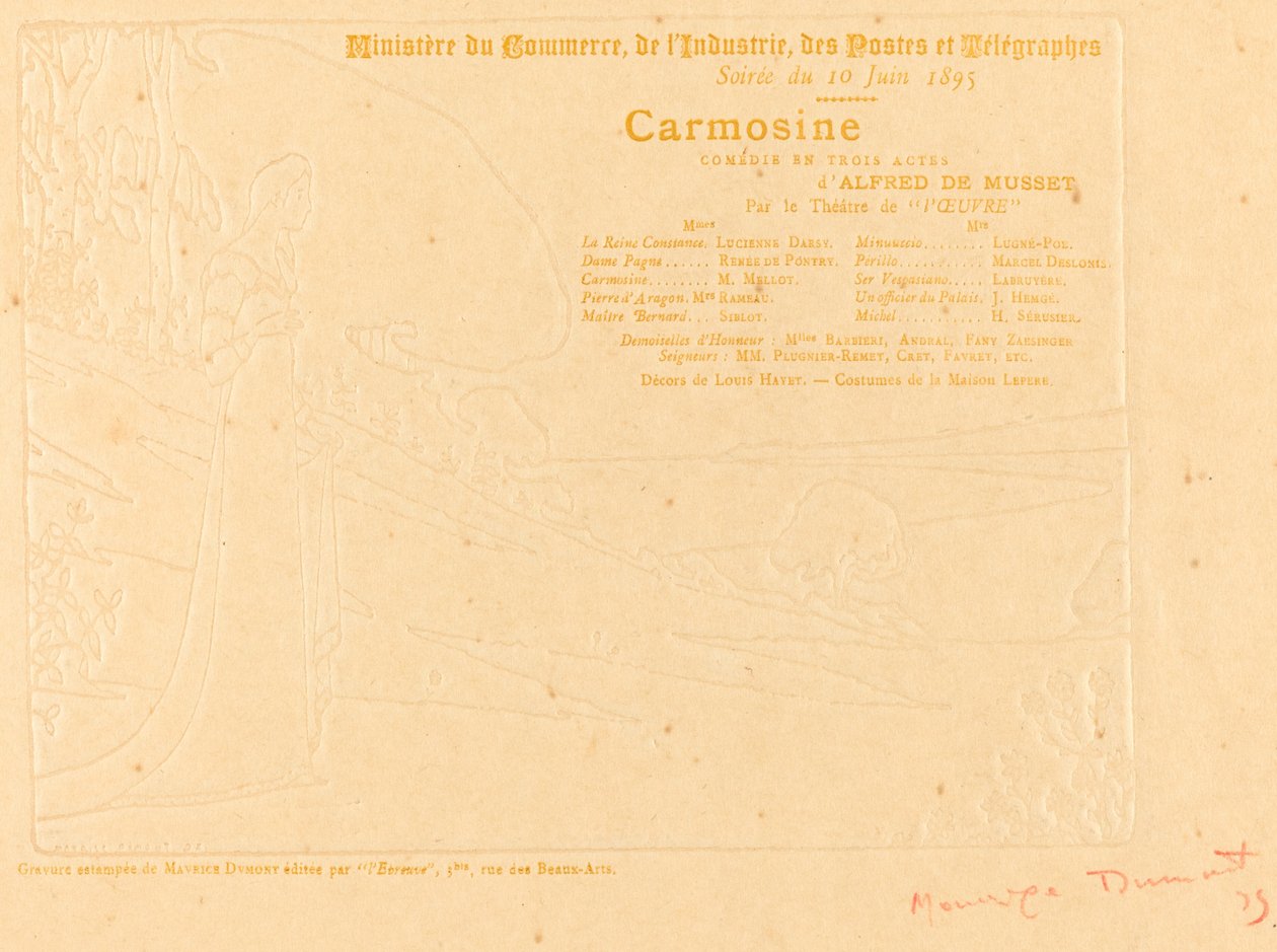Karmosin av Maurice Dumont