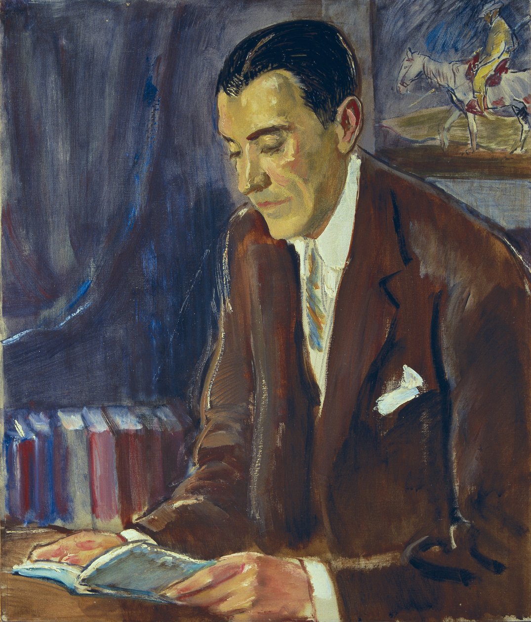 portrett av PEREZ DE AYALA, Ramon (1888-1962), spansk forfatter (olje på lerret) av Maurice Fromkes