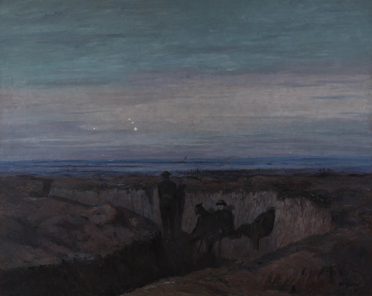 Daggry på Ouse-graven, 1918 av Maurice Galbraith Cullen