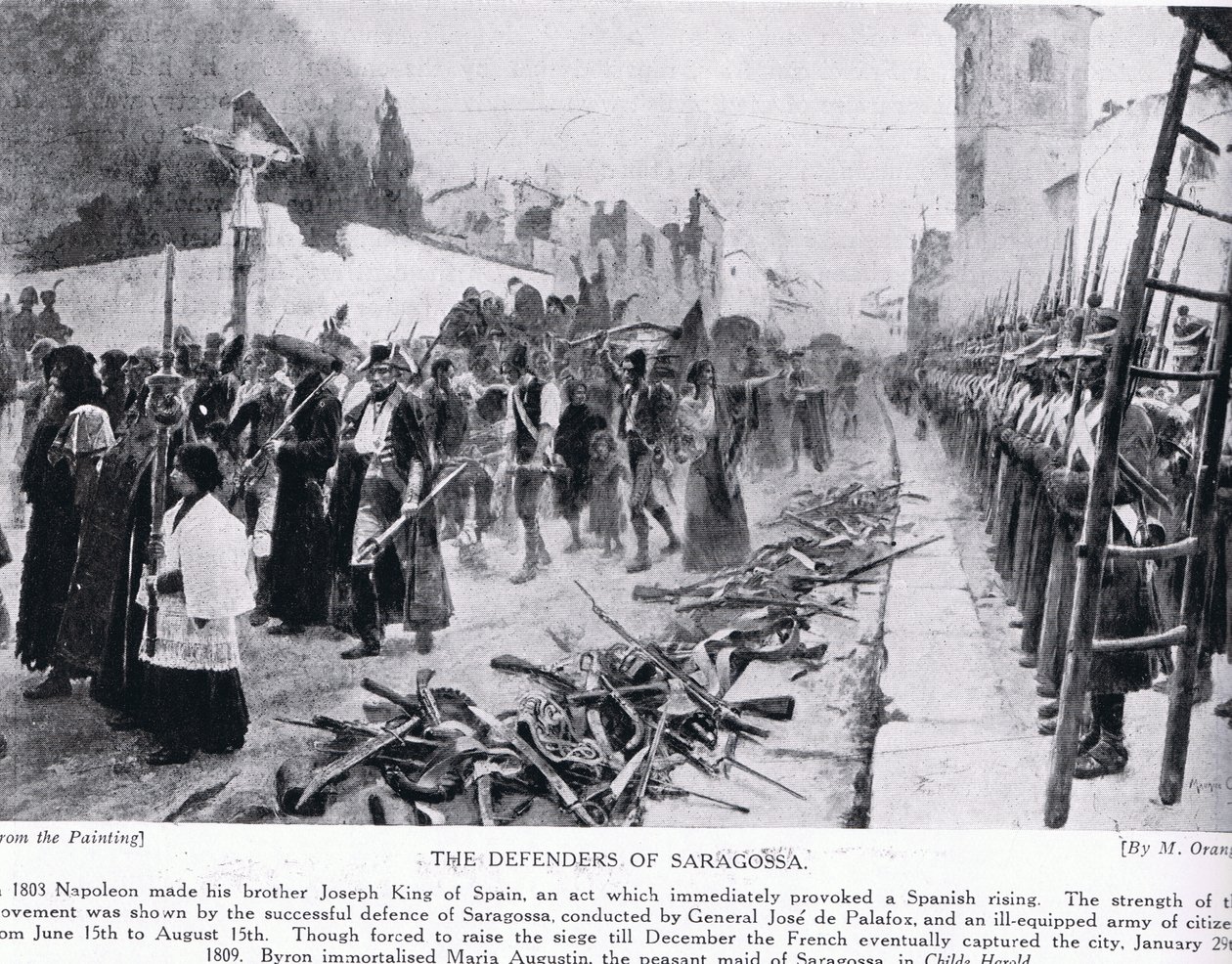 The Defenders of Saragossa, illustrasjon fra 