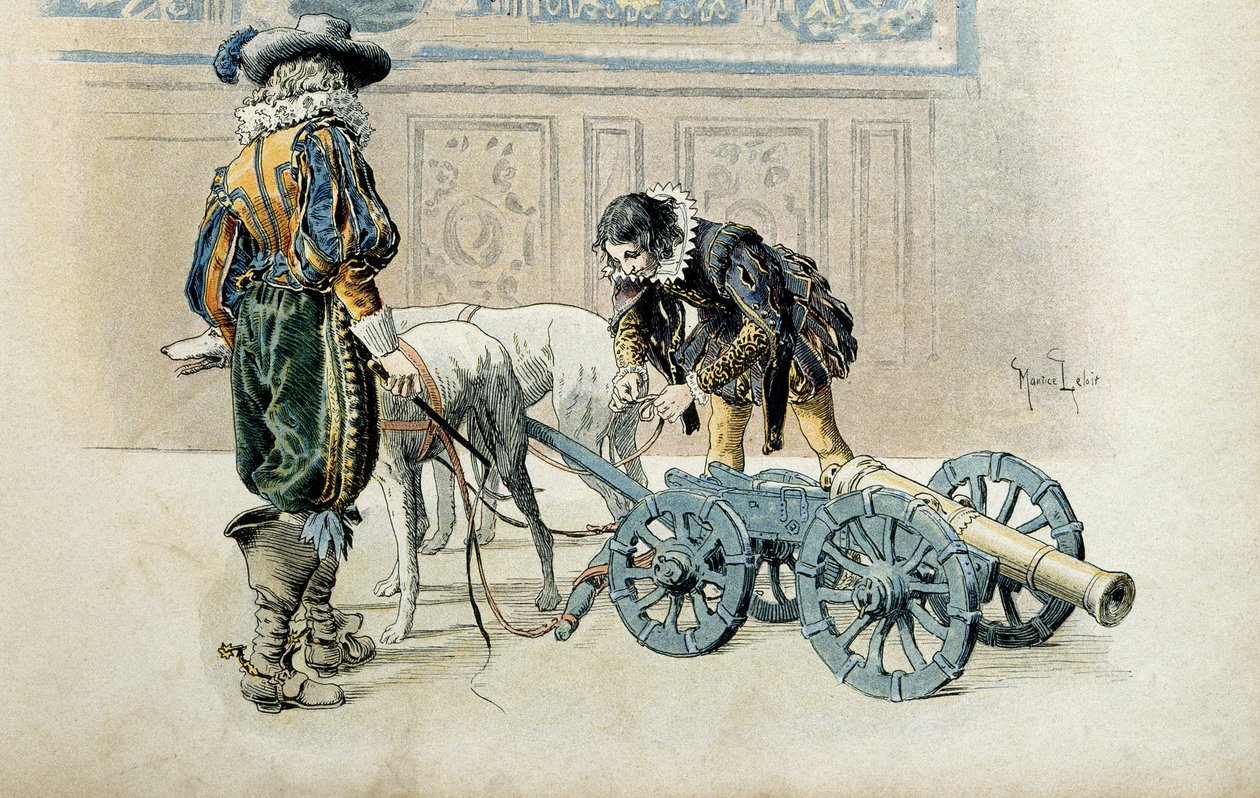 Frankrikes historie: Selv om Ludvig XIII erklærer major, fortsetter han barnas leker med sin favoritt Charles d