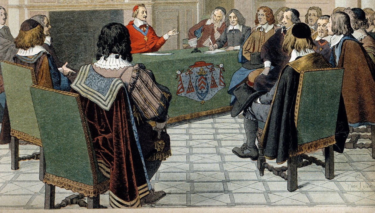 Frankrikes historie: Kardinal Richelieu (Armand Jean du Plessis av Maurice Leloir