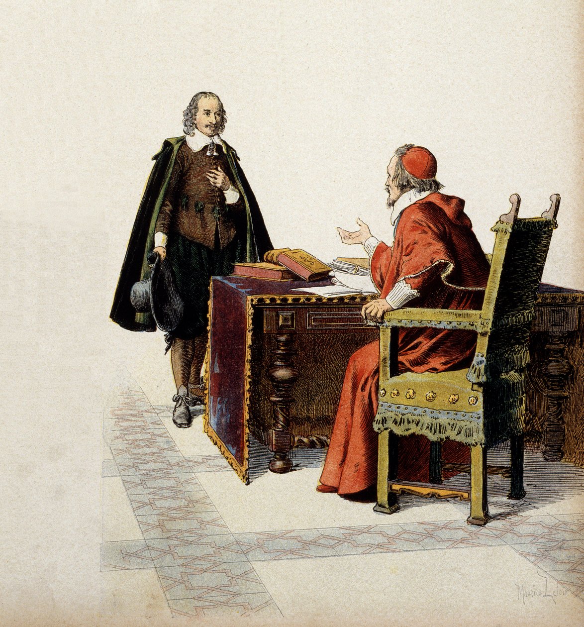 Frankrikes historie: Kardinal de Richelieu (Armand Jean du Plessis av Maurice Leloir