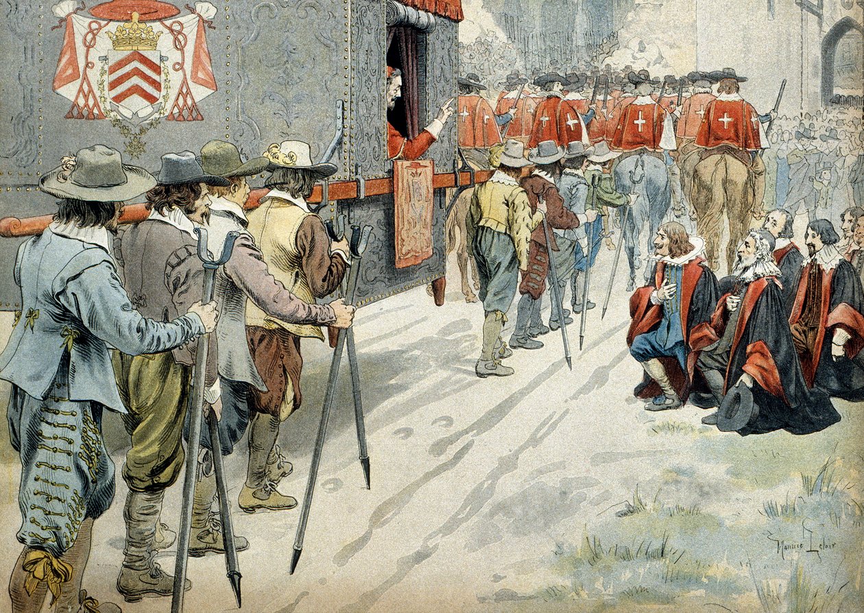 Frankrikes historie: I 1642, kardinal Richelieu av Maurice Leloir