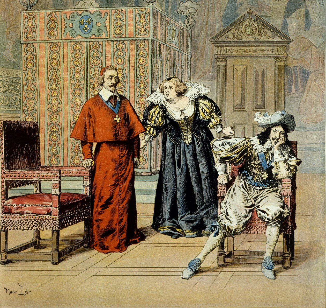 Frankrikes historie: Dupesens dag: kardinal de Richelieu (Armand Jean du Plessis av Maurice Leloir