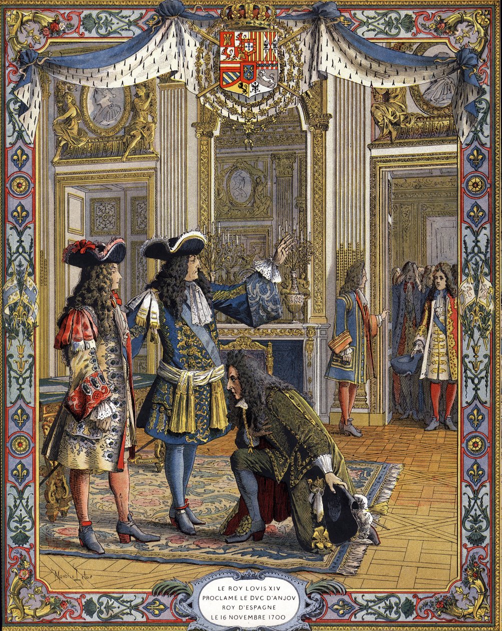 Louis XIV (Sun King or Louis the Great av Maurice Leloir