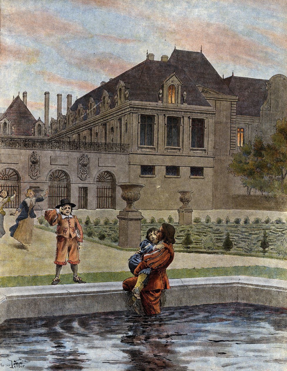 Ludvig XIV, kjent som Le Roi-Soleil (Kong Soleil eller Ludvig den store av Maurice Leloir