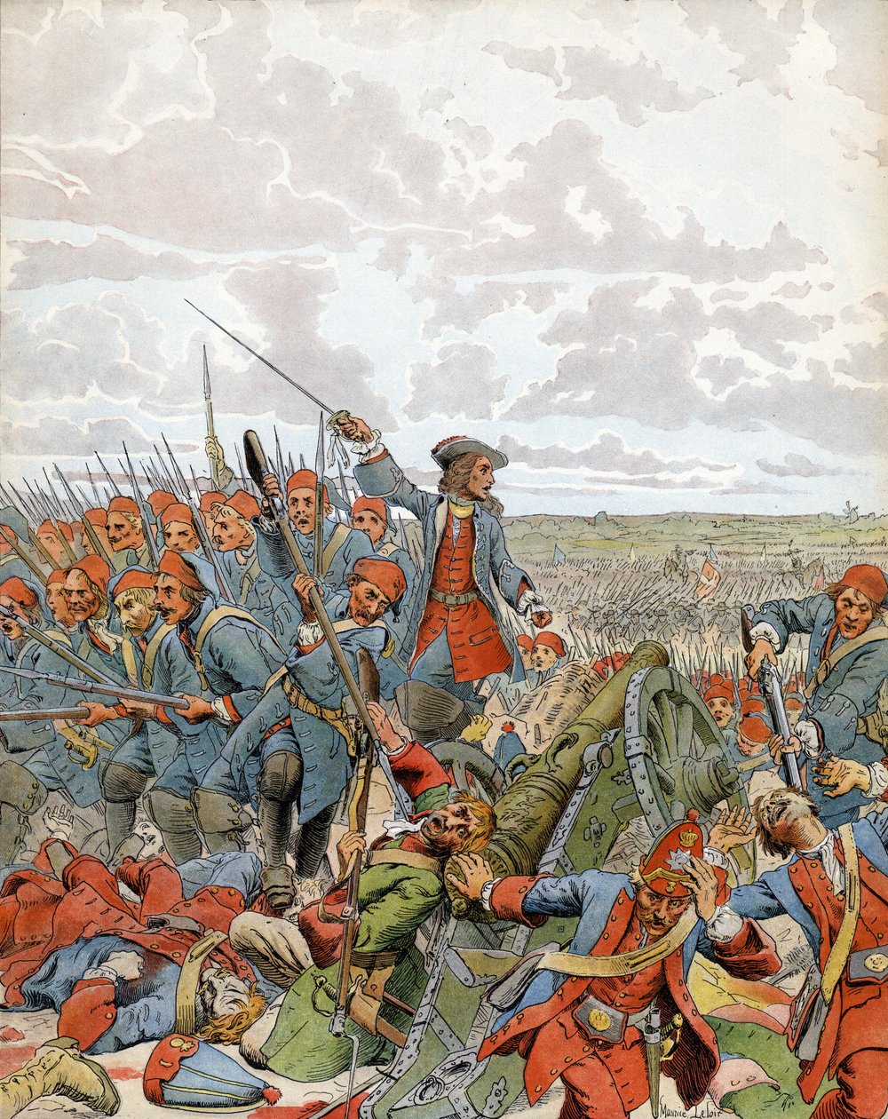 War of the Spanish Succession. The Battle of Denain, July 24 av Maurice Leloir