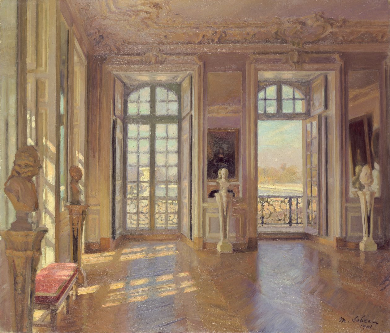 Hall of the Dauphin i Versailles av Maurice Lobre