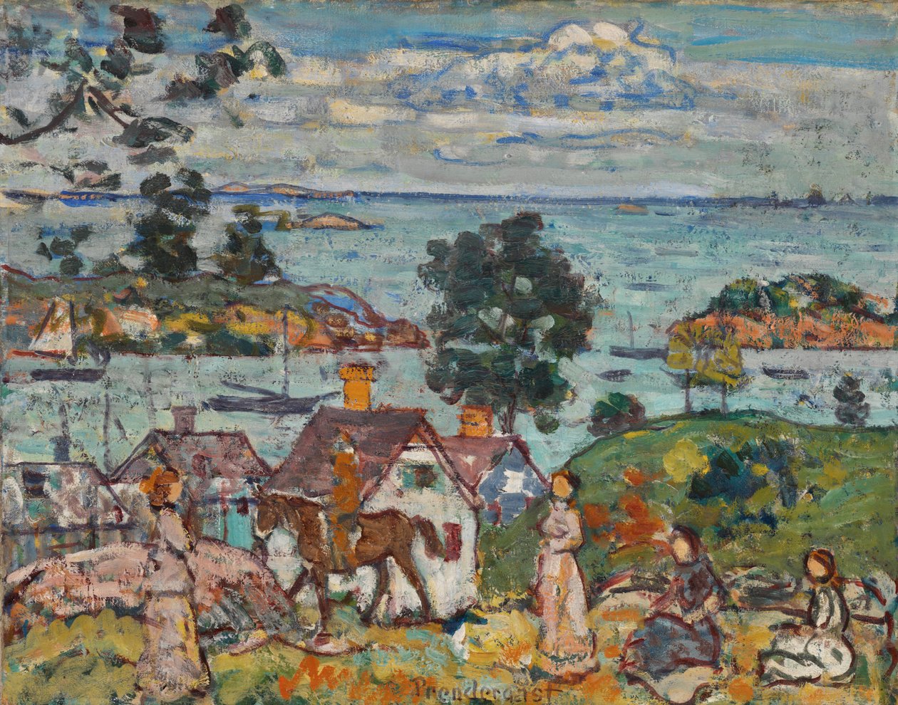 Gloucester havn av Maurice Prendergast