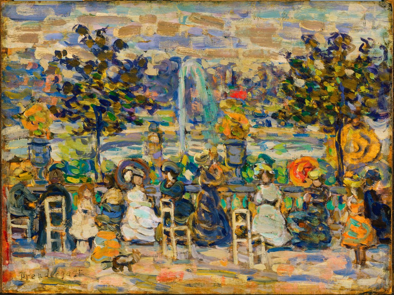 I Luxembourghagen av Maurice Prendergast