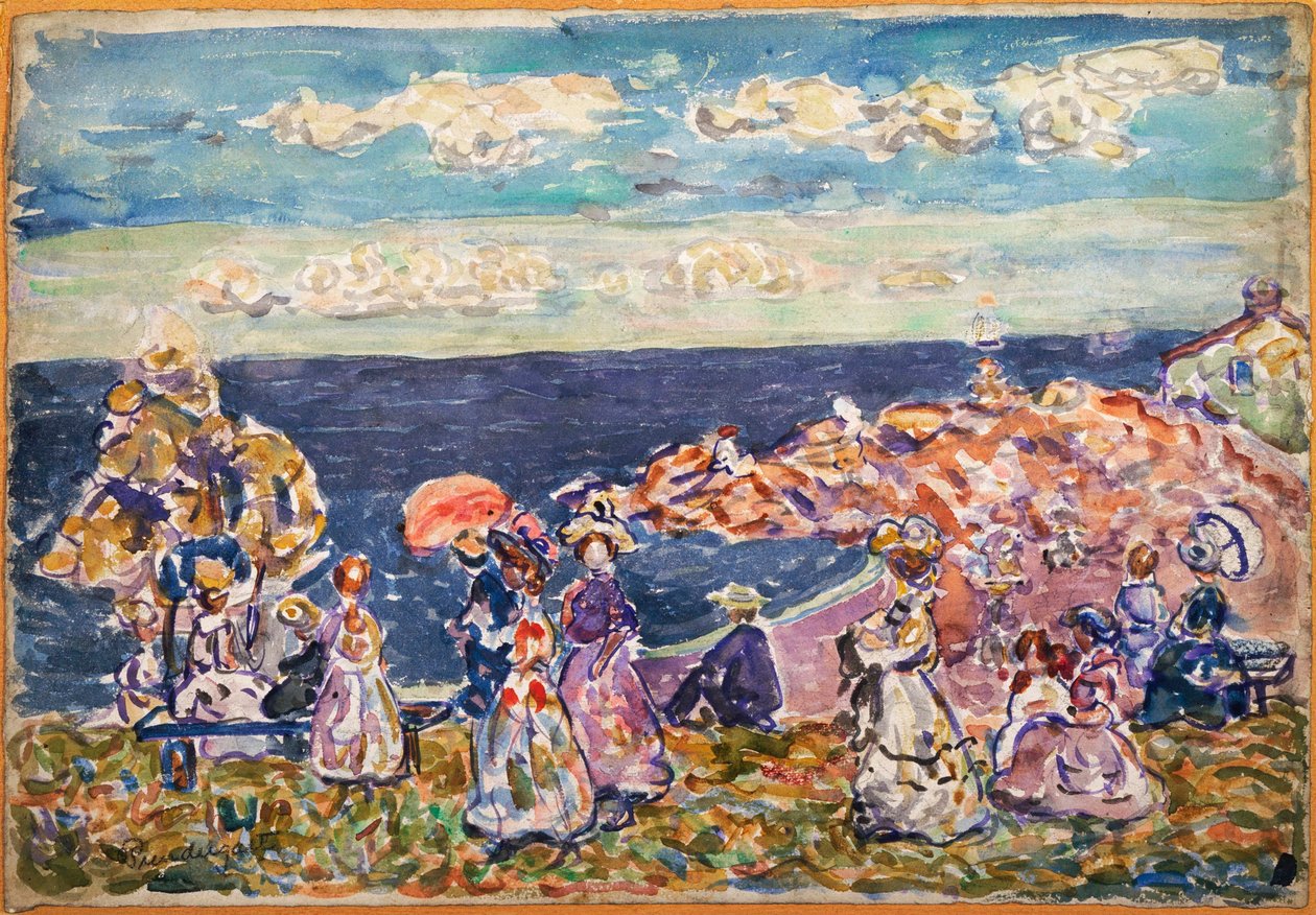 På stranden av Maurice Prendergast