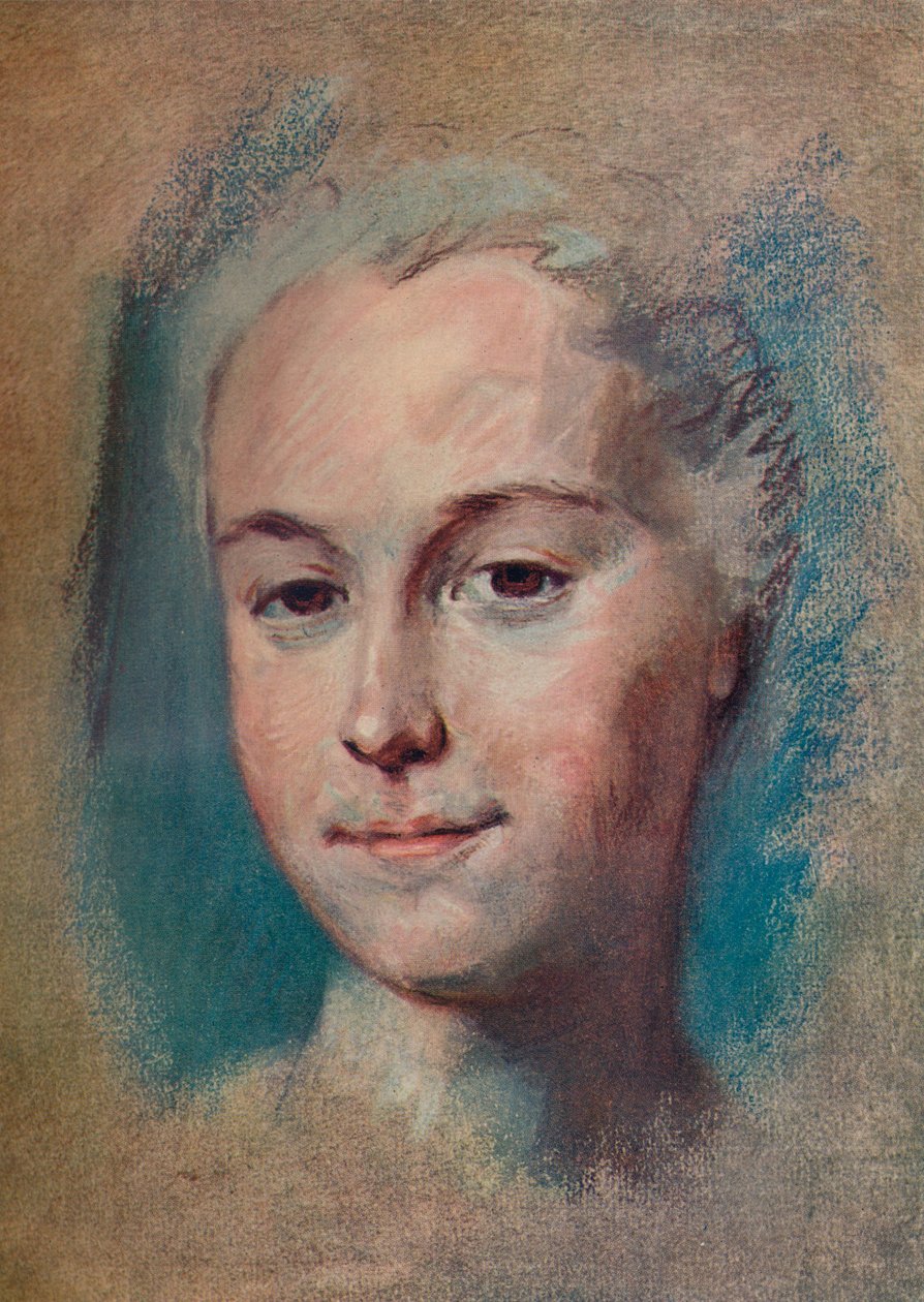 The Camargo, c1743 av Maurice Quentin de La Tour