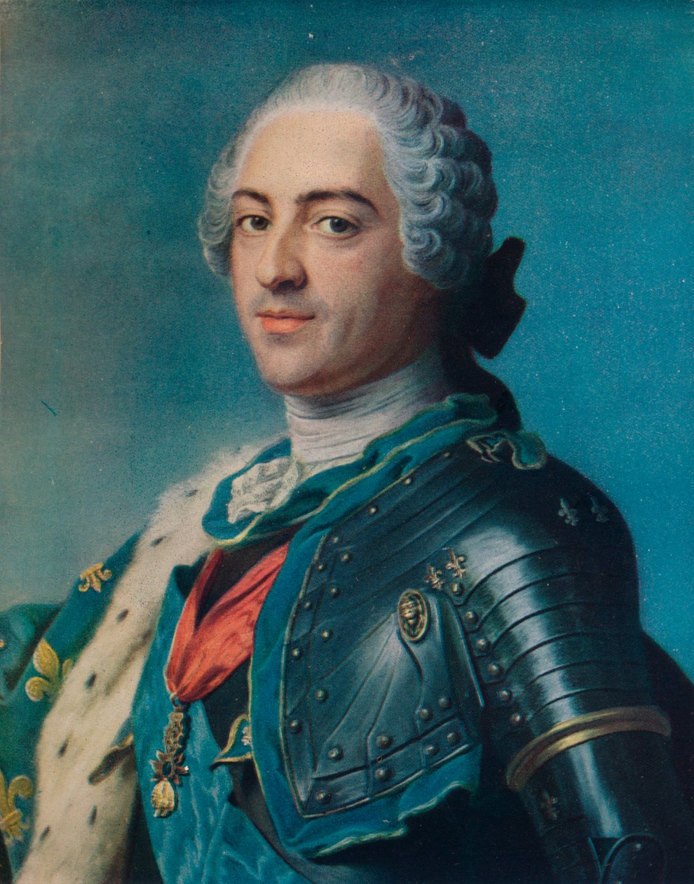 Ludvig XV, 1748 av Maurice Quentin de La Tour