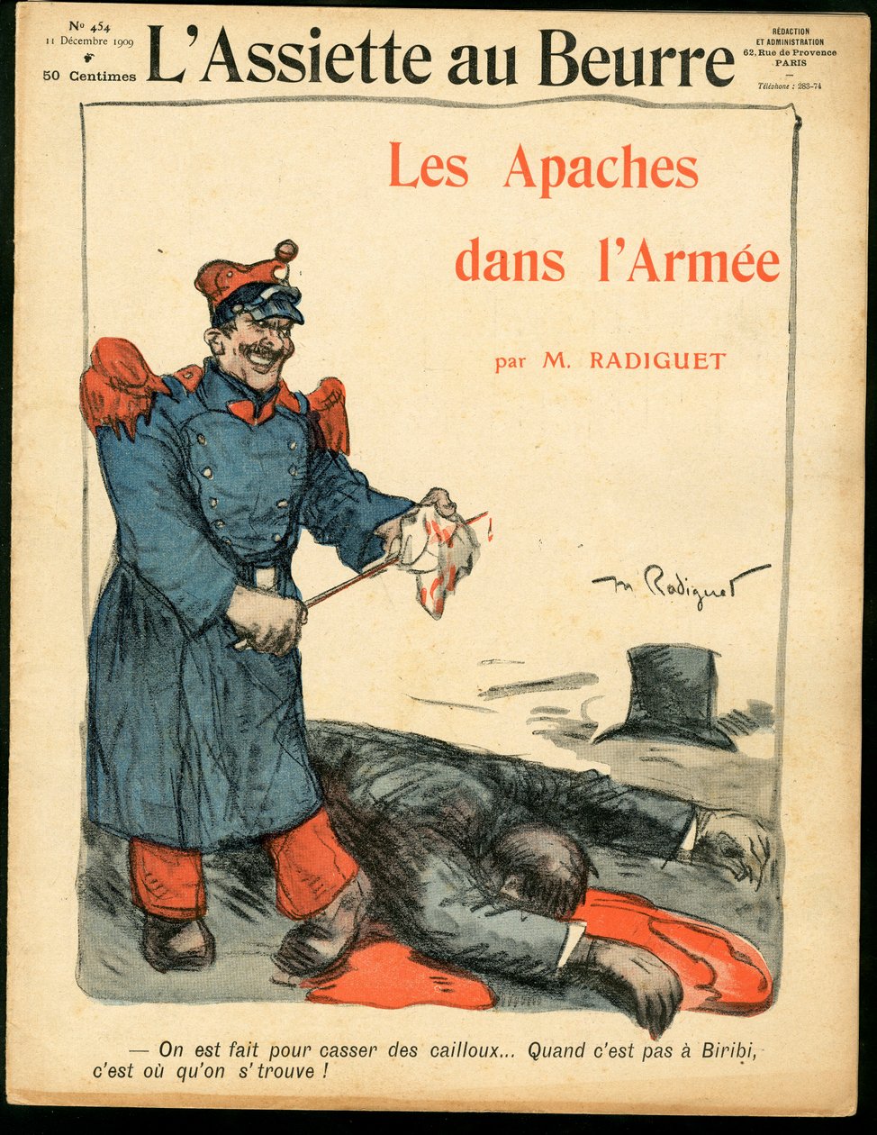 Omslag til «L’Assiette au Beurre», nummer 454, Satirical in Colors av Maurice Radiguet