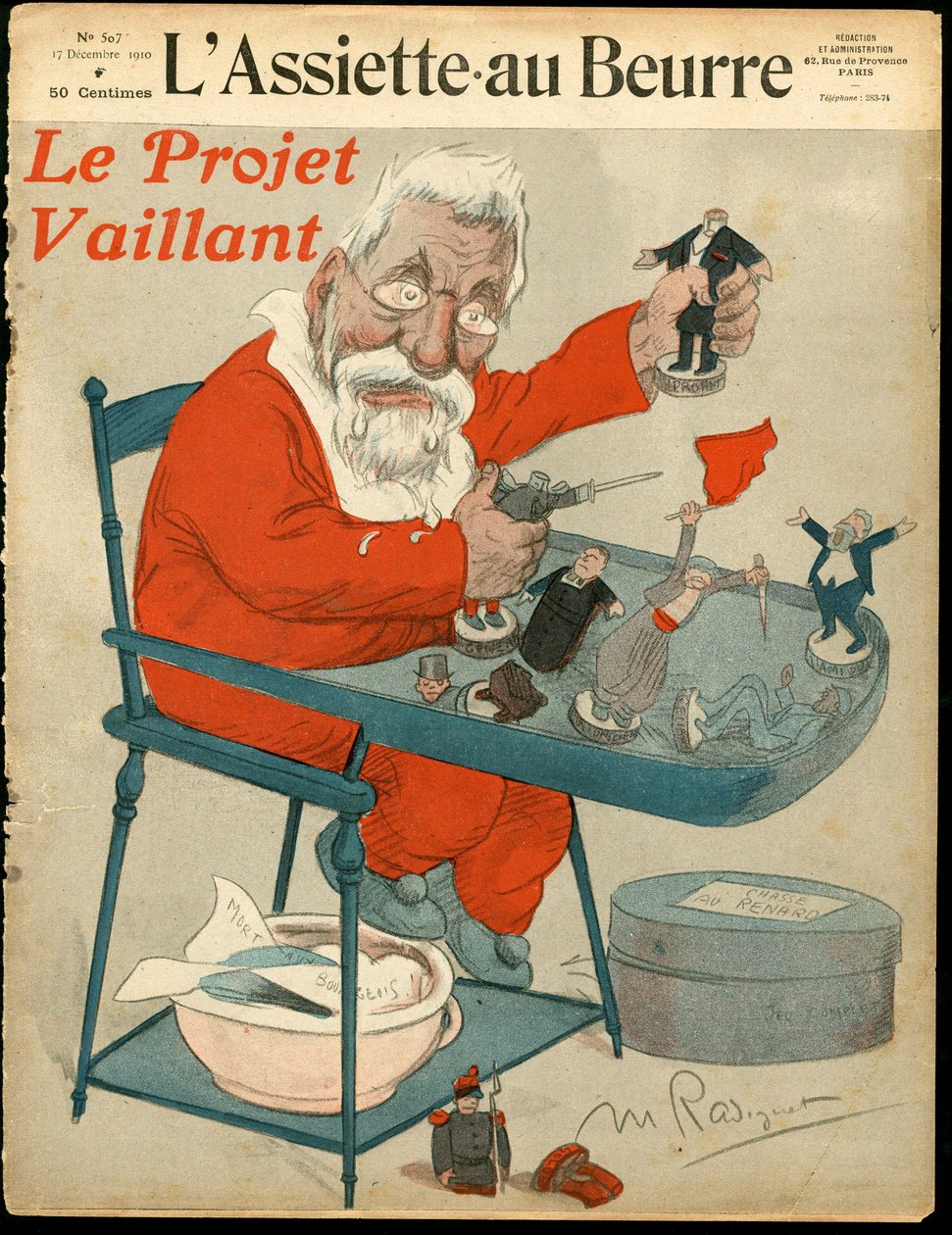 Omslag til «L’Assiette au Beurre», nummer 507, Satirical in Colors av Maurice Radiguet