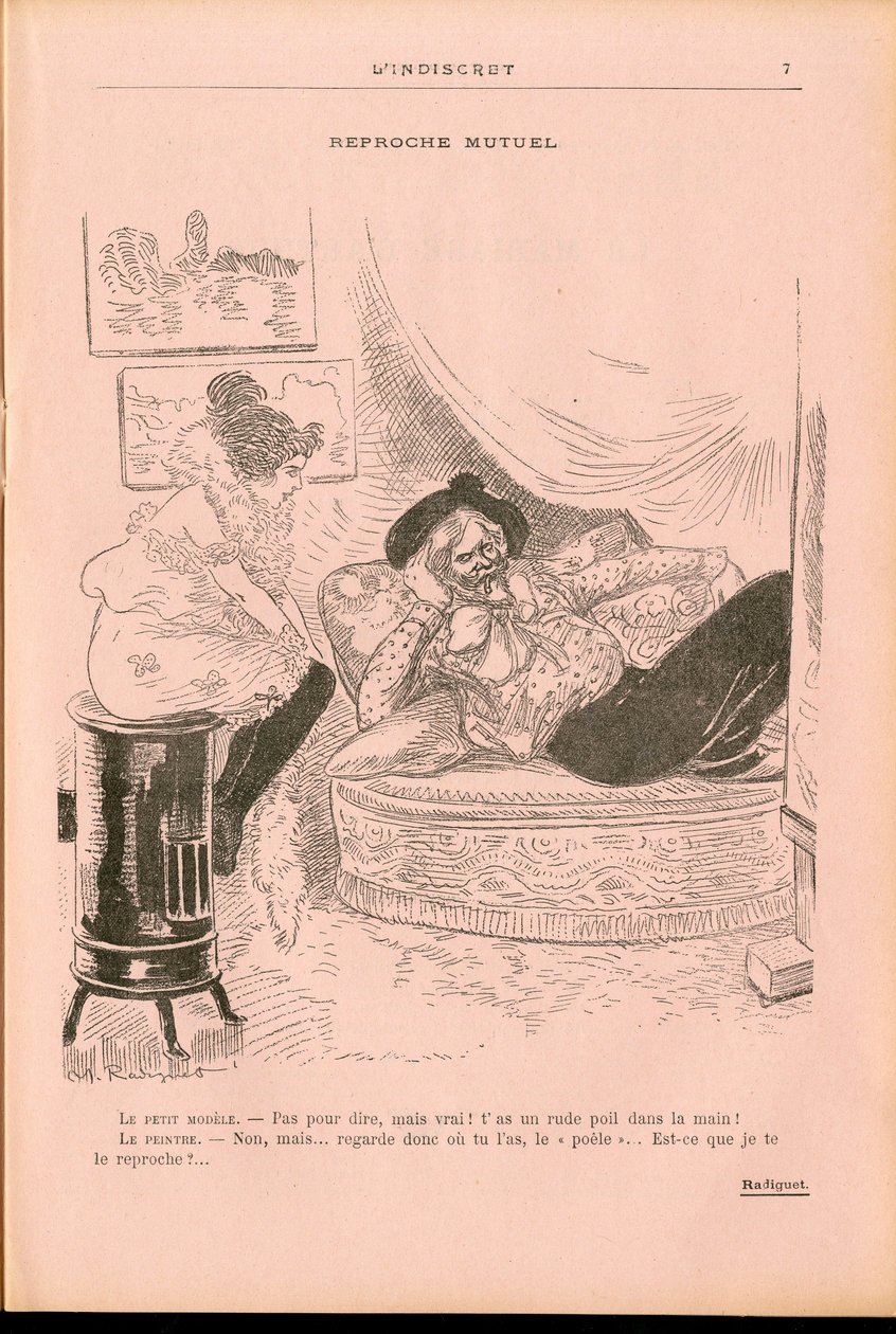 L'Indiscret, satirisk i svart-hvitt av Maurice Radiguet