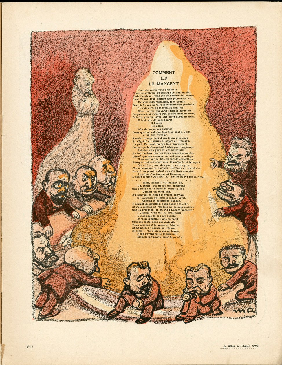 The Butter Plate, nummer 195, Satirical in Colors av Maurice Radiguet