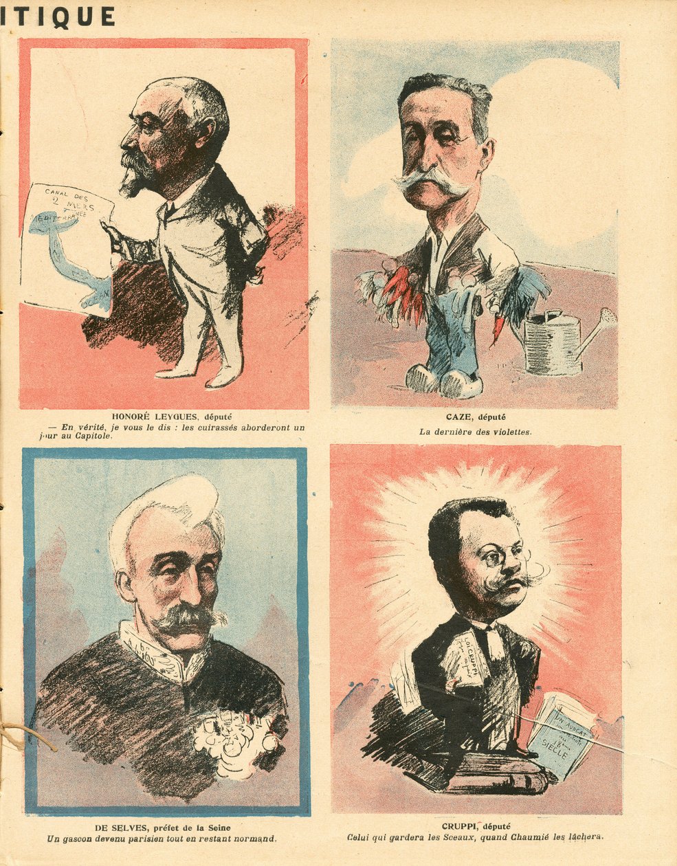 The Butter Plate, nummer 229, Satirical in Colors av Maurice Radiguet